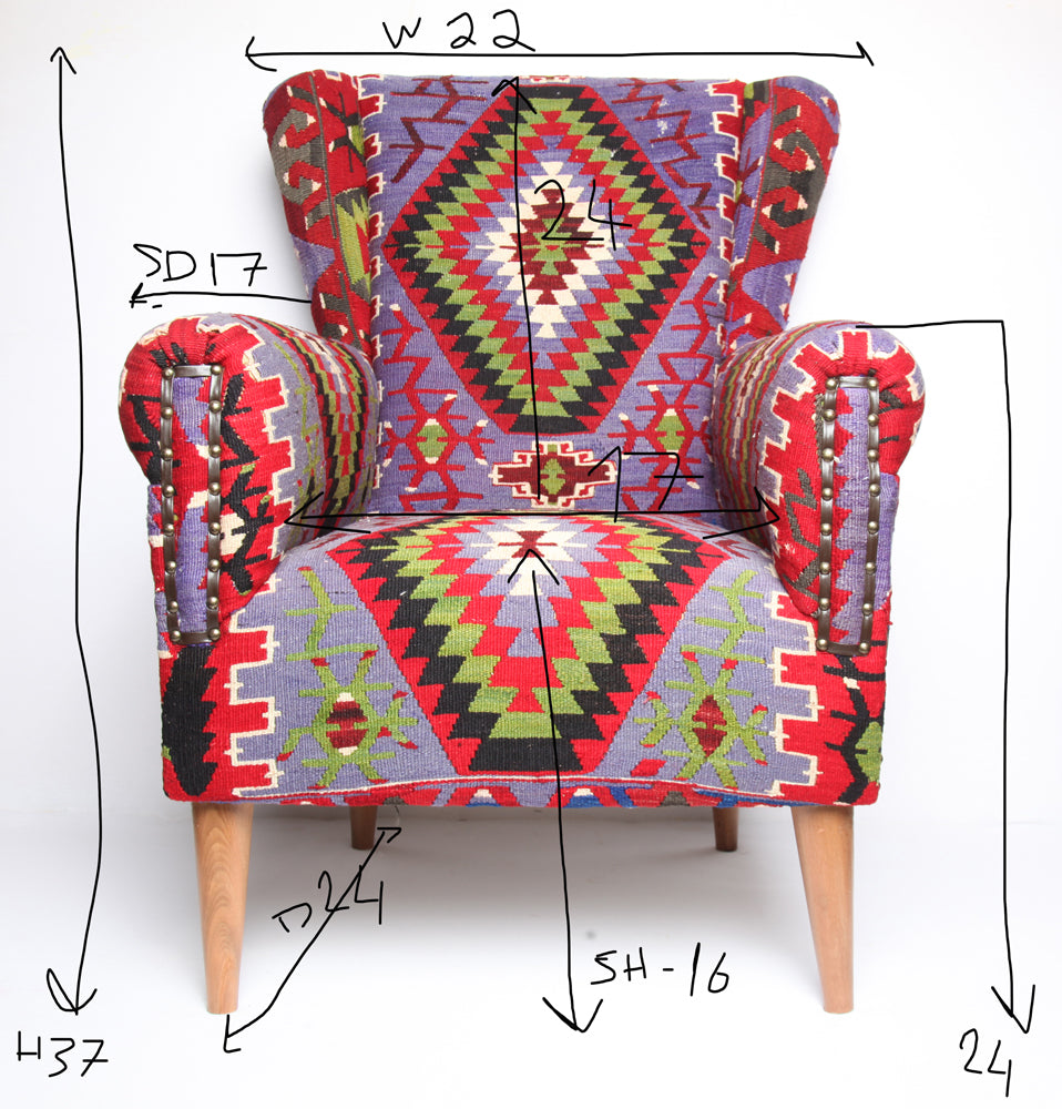 Turkish Kilim Furniture/Chair
