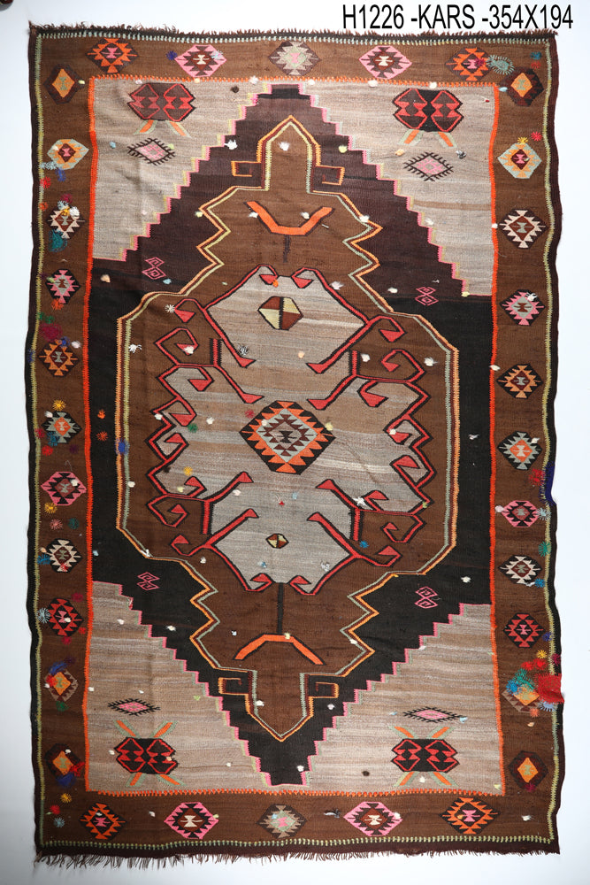 Vintage Erzurum Kilim