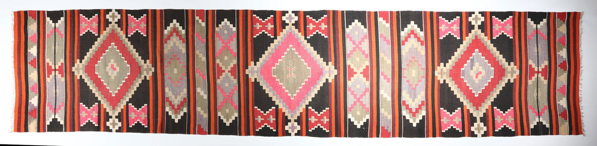 Vintage Malatya Kilim Runner