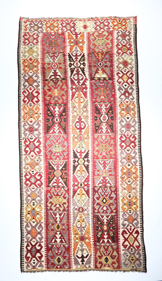 Vintage Turkish Mut Kilim