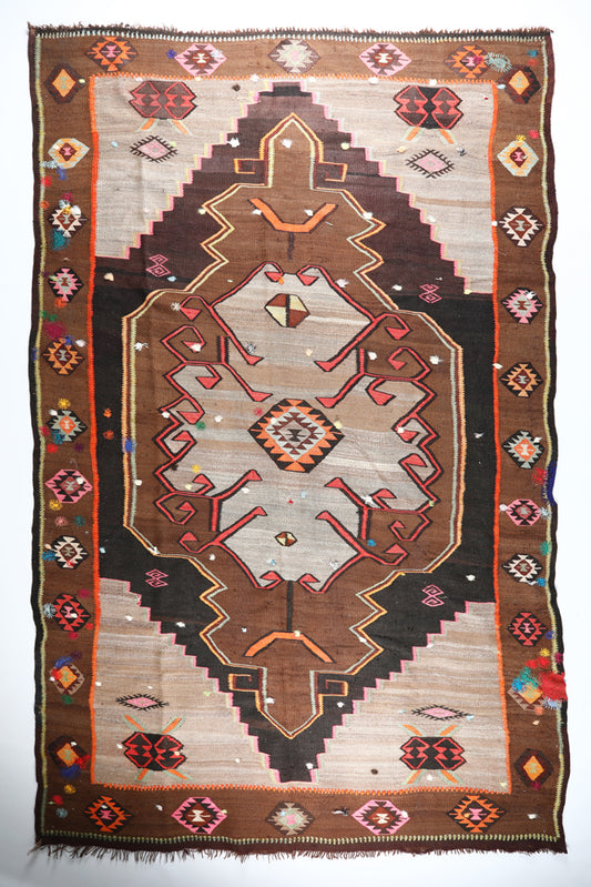 Vintage Erzurum Kilim