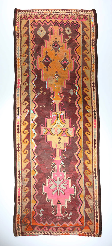 Vintage Dated Kars Kilim