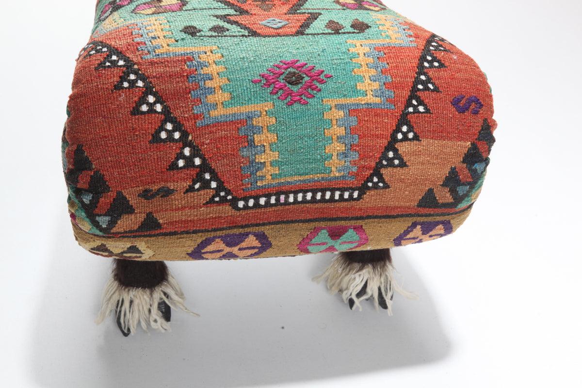 Accent Kilim Upholstered Seat