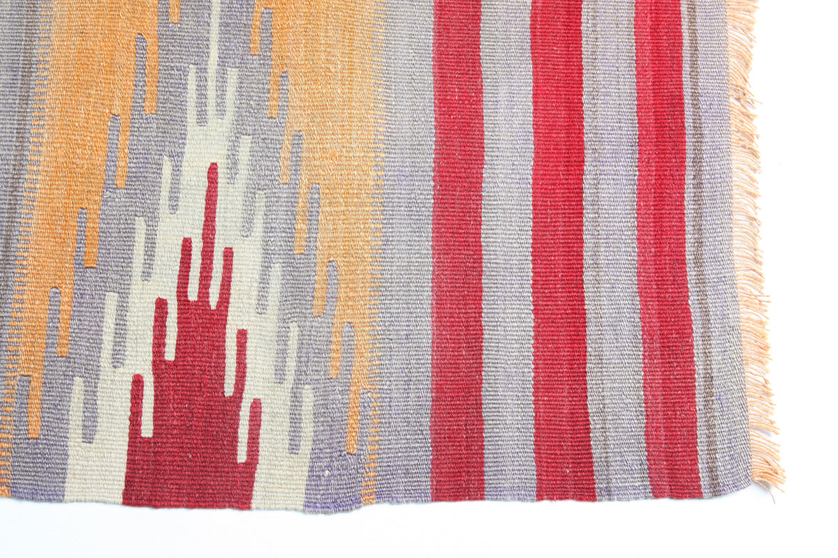 Vintage Dazkiri Kilim Runner