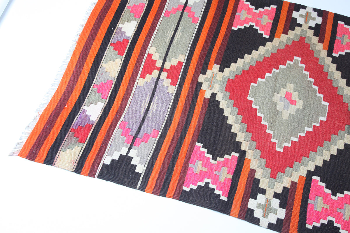 Vintage Malatya Kilim Runner