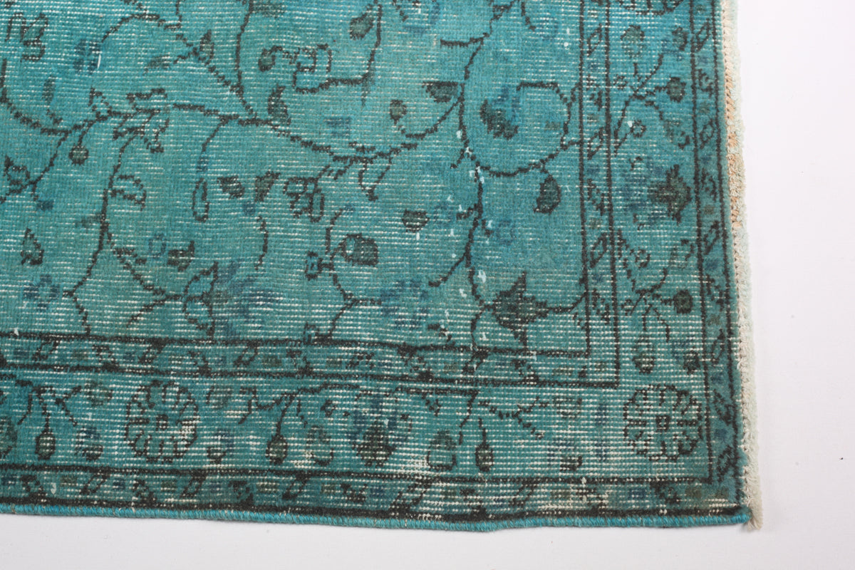 Vintage Overdyed Isparta Carpet
