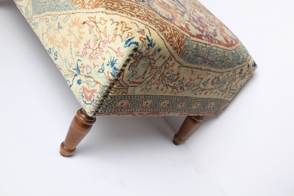 Antique Carpet Ottoman
