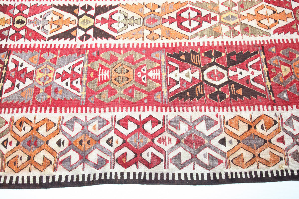 Vintage Turkish Mut Kilim