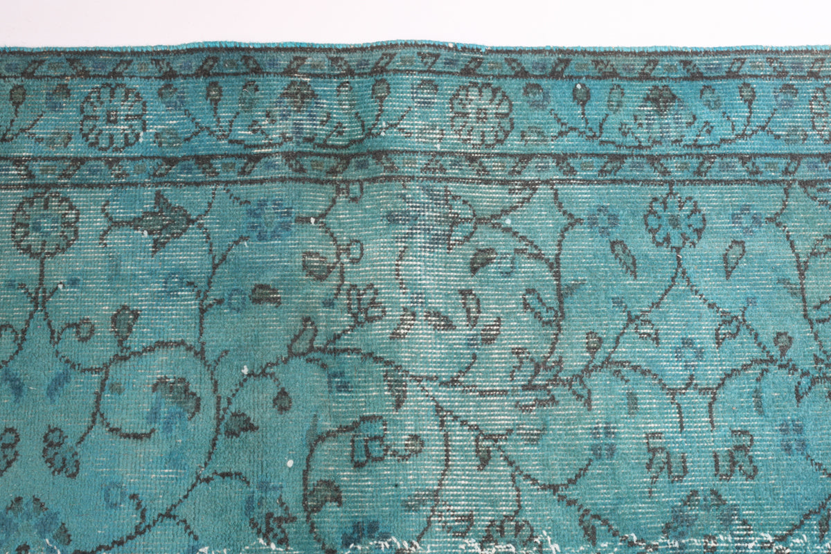 Vintage Overdyed Isparta Carpet