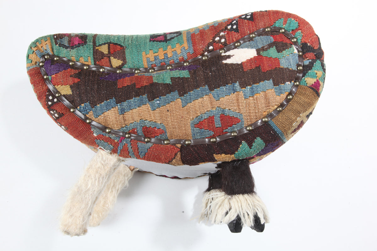 Accent Kilim Upholstered Seat