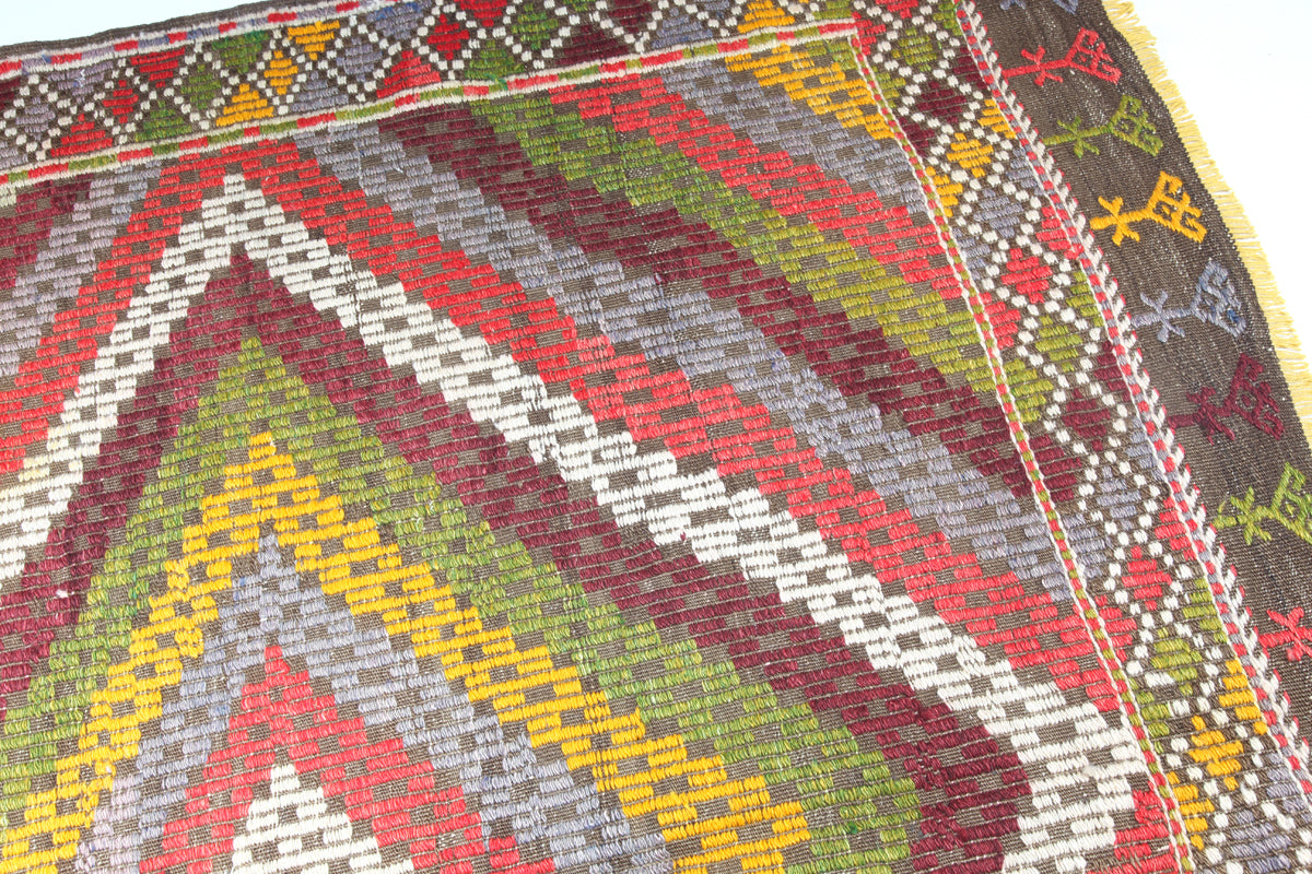 Vintage Manisa Cicim Kilim