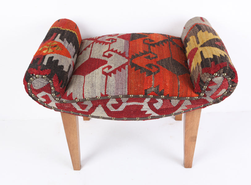 Turkish Kilim Accent Furniture/Chair