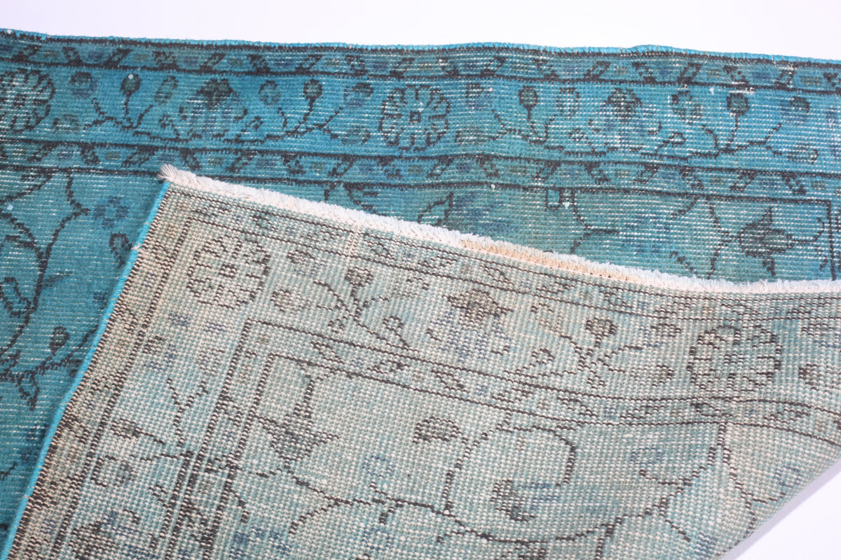 Vintage Overdyed Isparta Carpet