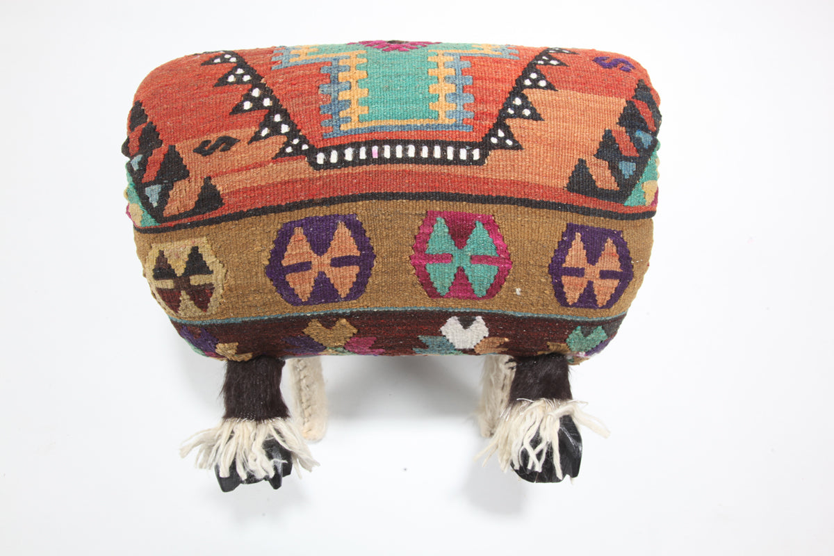 Accent Kilim Upholstered Seat