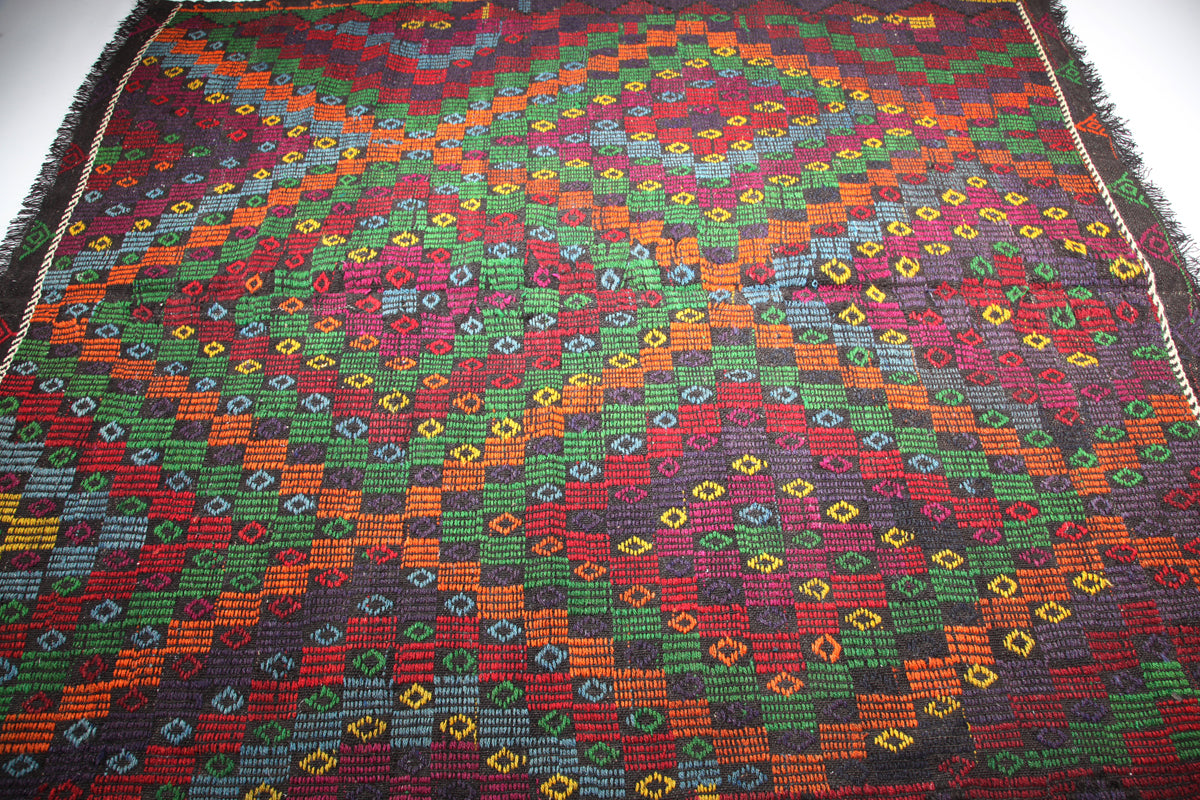 Vintage Manisa Jijim Kilim