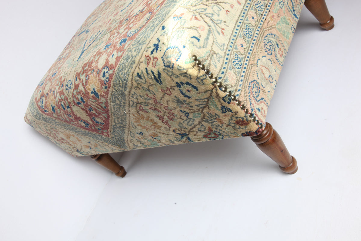 Antique Carpet Ottoman