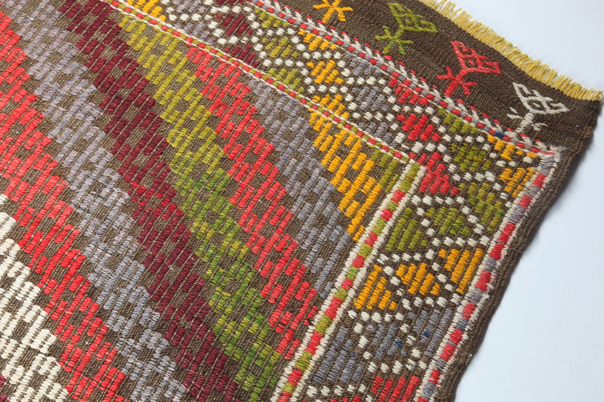 Vintage Manisa Cicim Kilim