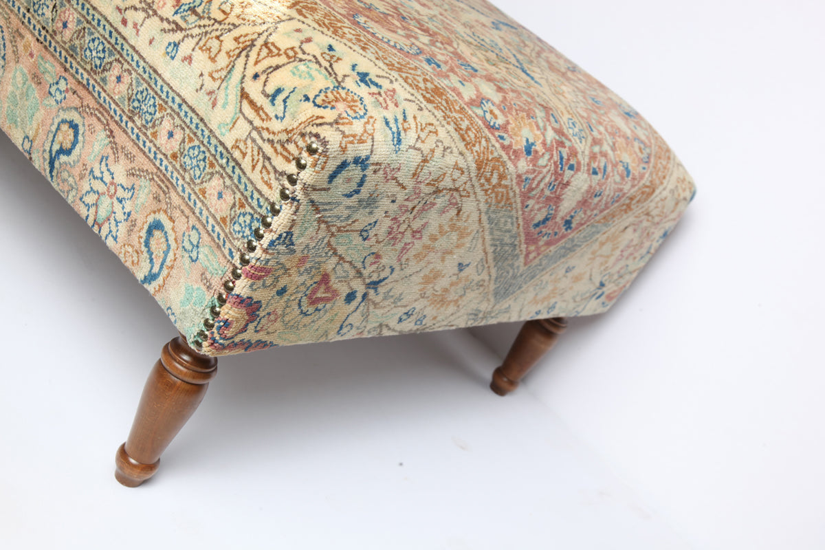 Antique Carpet Ottoman
