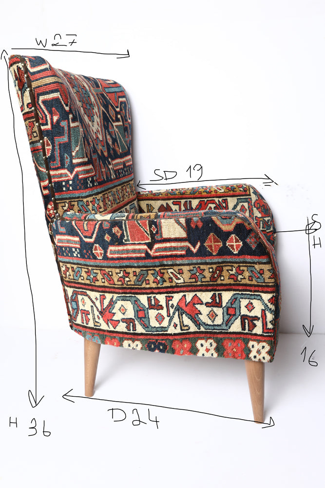 Turkish Carpet Furniture Armchair