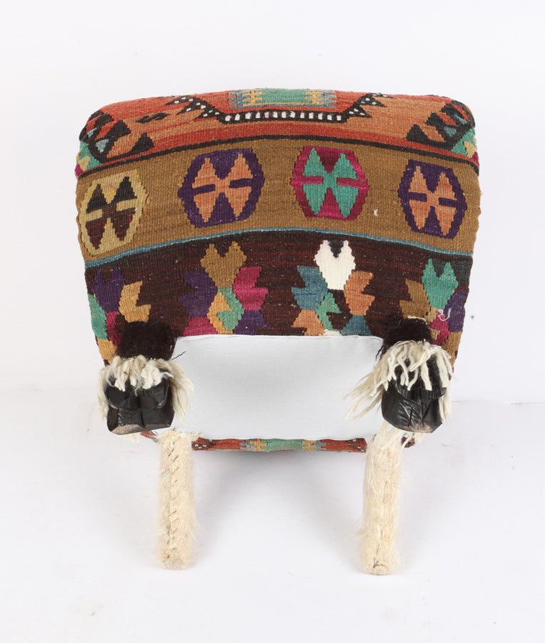 Accent Kilim Upholstered Seat