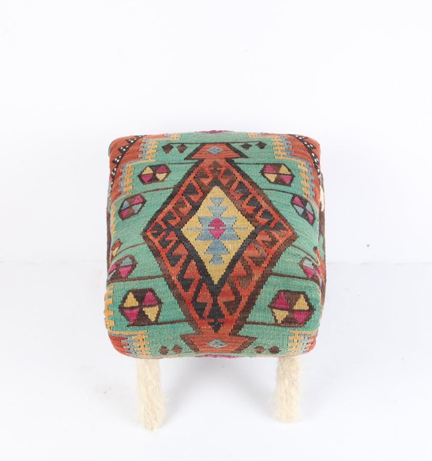 Accent Kilim Upholstered Seat