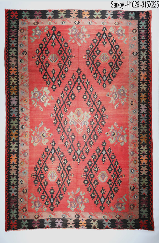 Vintage Pirot Kilim