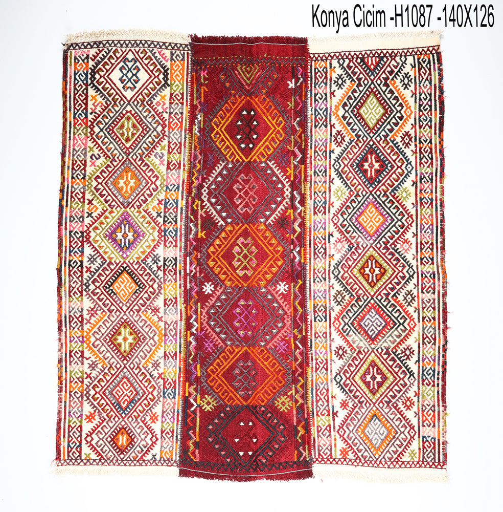 Vintage Sivas Jijim Kilim
