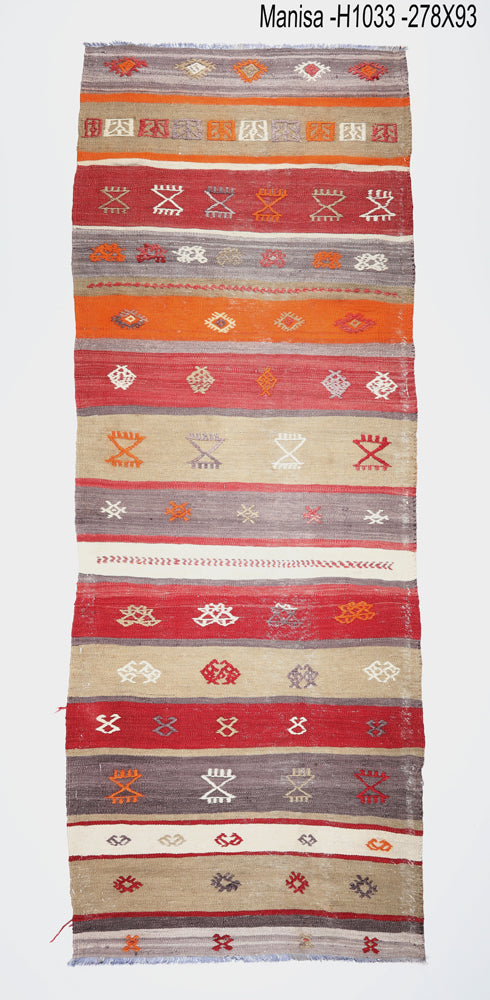 Vintage Sivas Kilim Runner