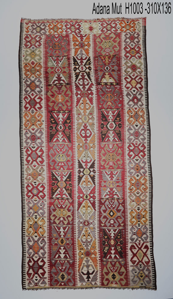 Vintage Turkish Mut Kilim