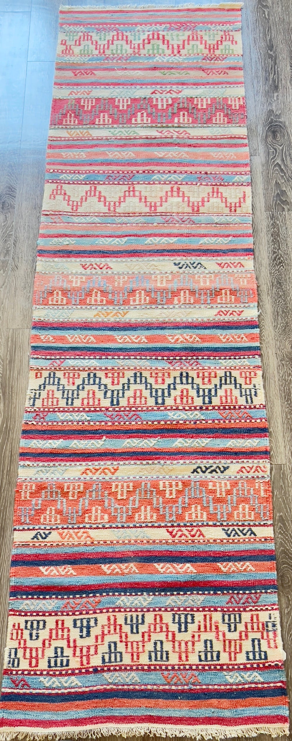 Vintage Bergama Kilim Runner