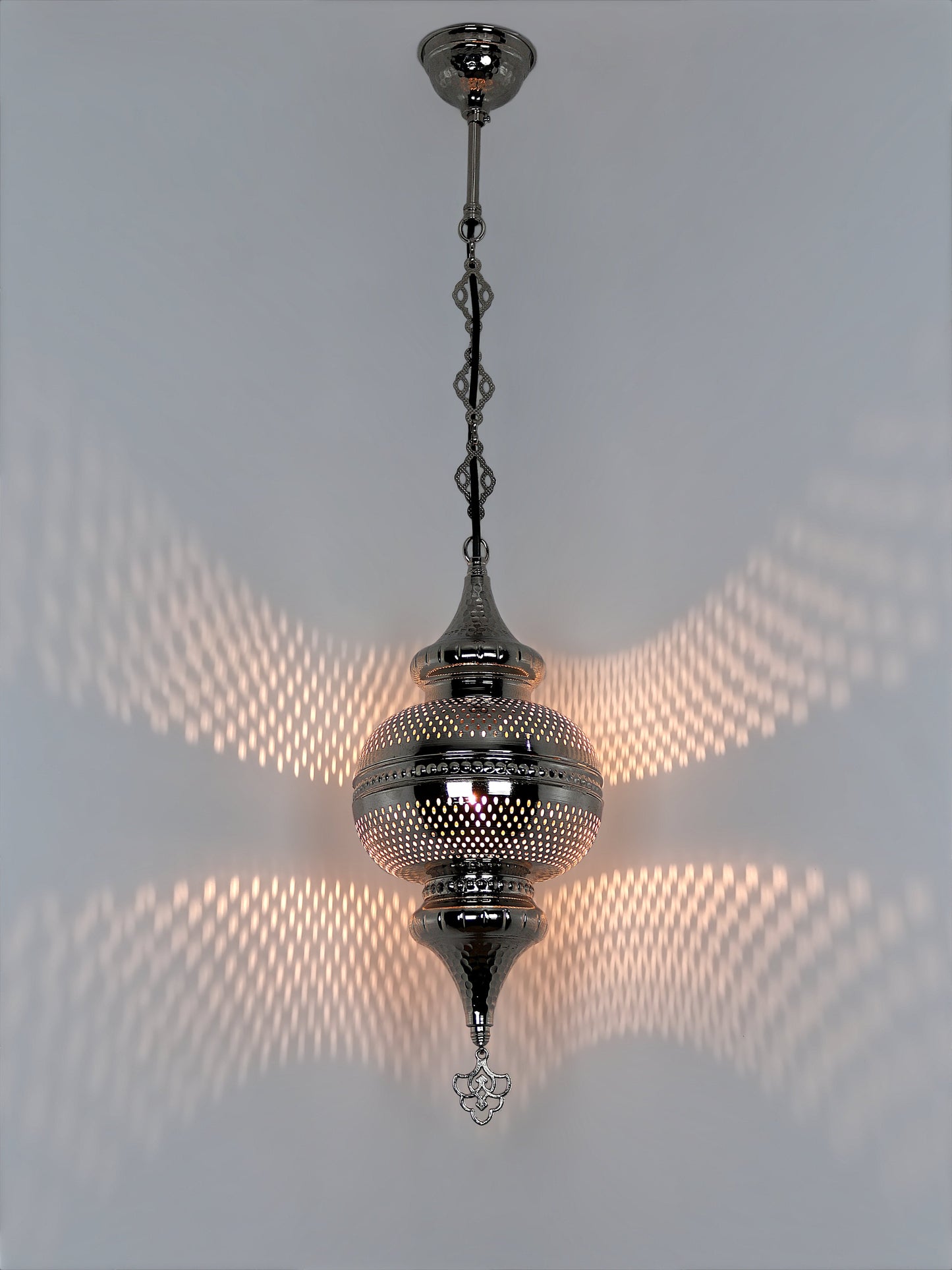 Moroccan Pierced Metal Pendant Light