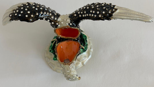Bronze Central Asian Eagle Figurine