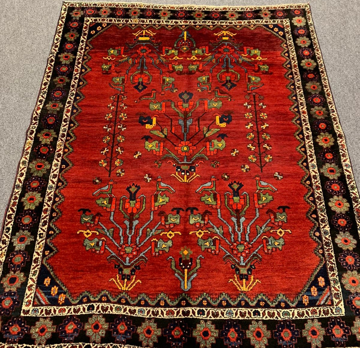 ANTIQUE FALKART GABBEH RUG/CARPET