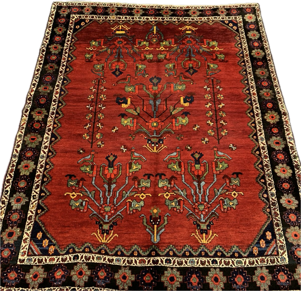 ANTIQUE FALKART GABBEH RUG/CARPET