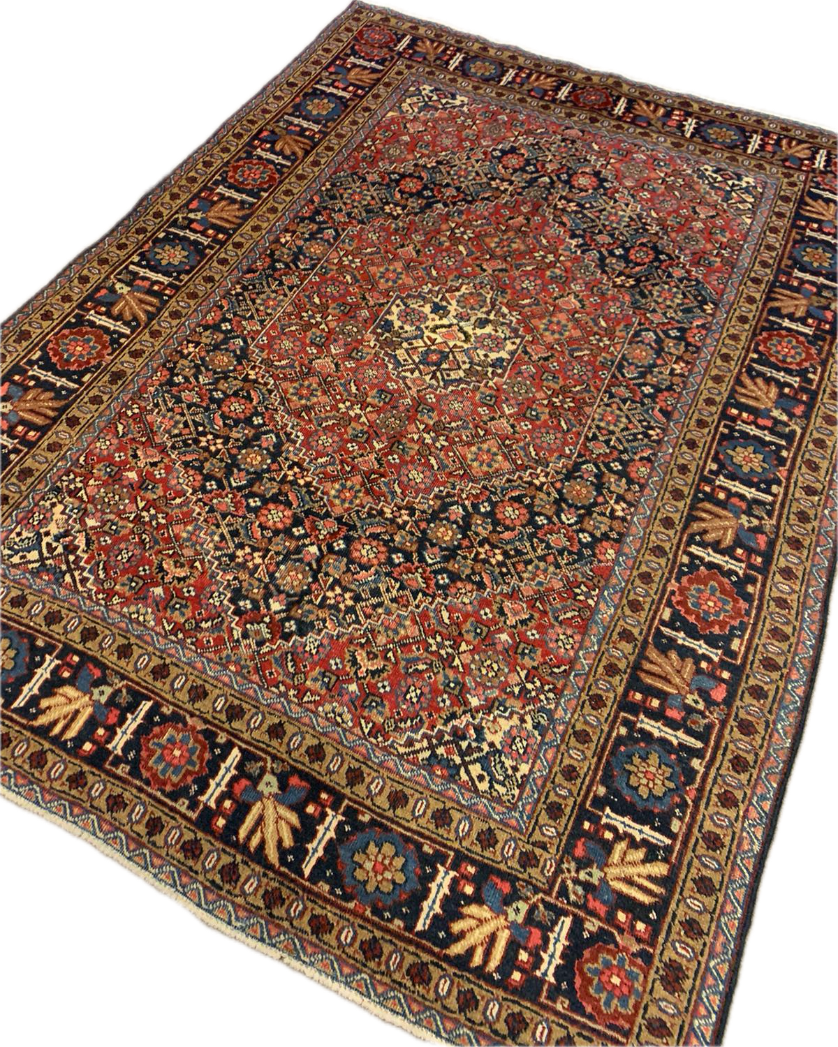 ANTIQUE TEBRIZ RUG/CARPET
