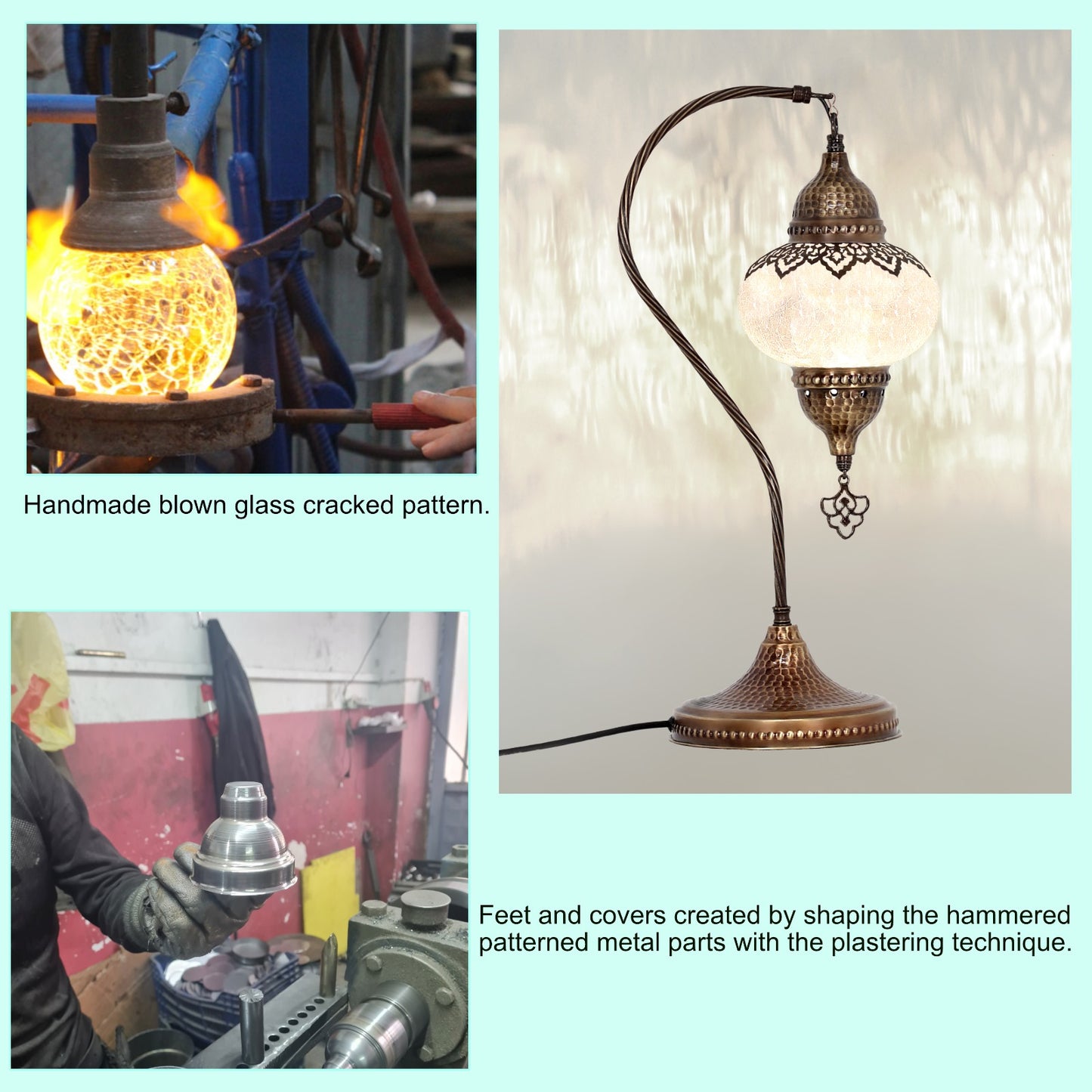 Mosaic Turkish Table Lanterns