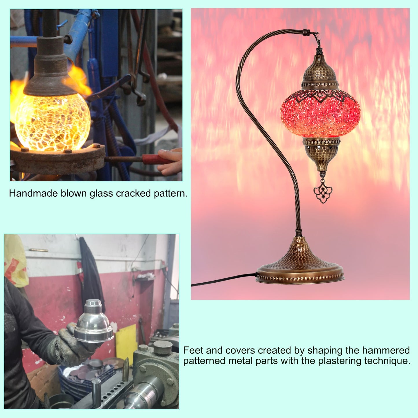 Mosaic Turkish Table Lanterns