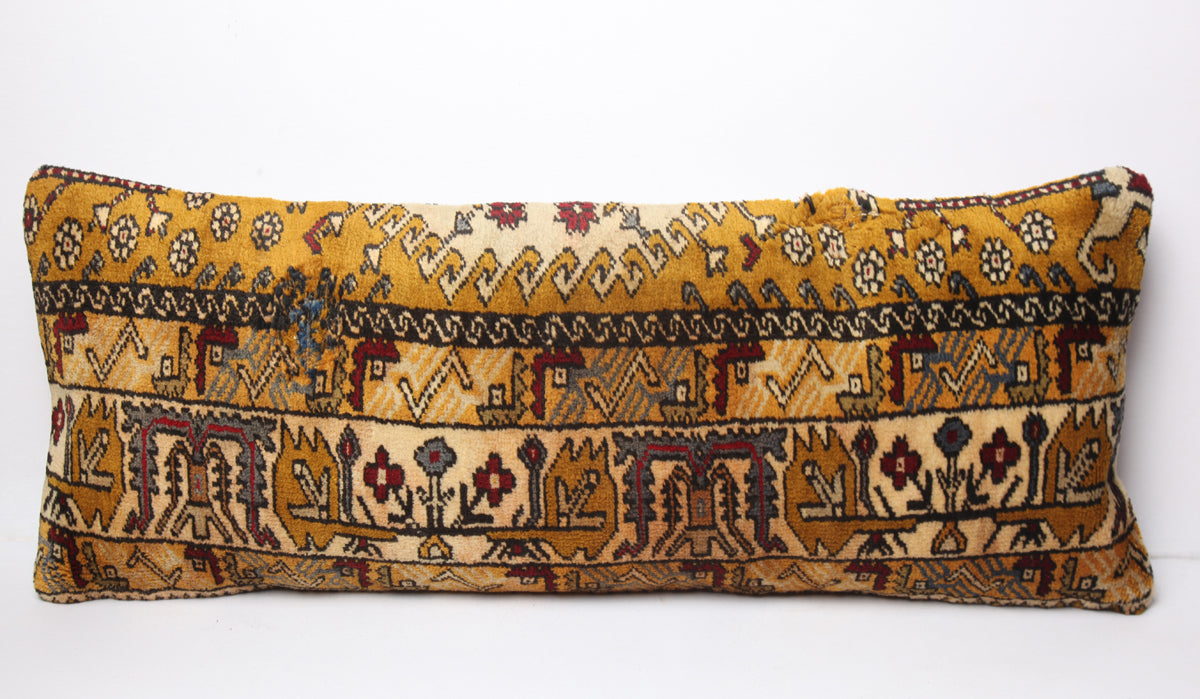 Antique Turkish Carpet Pillow Case