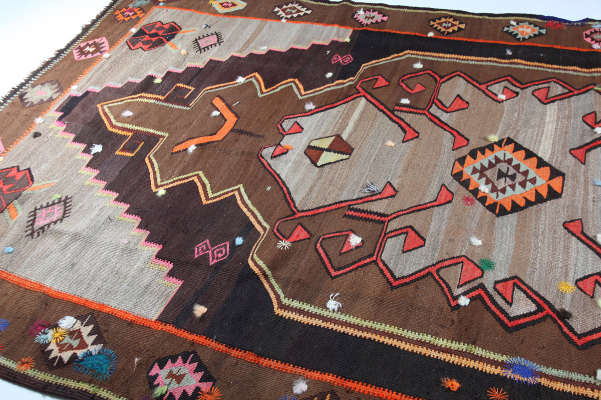Vintage Erzurum Kilim