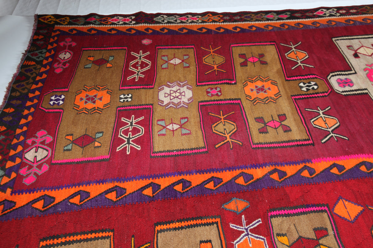 Vintage Erzurum Kilim