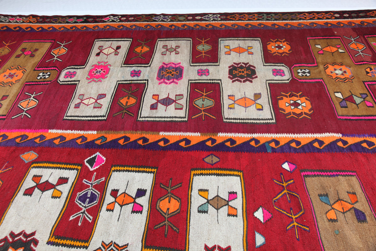 Vintage Erzurum Kilim