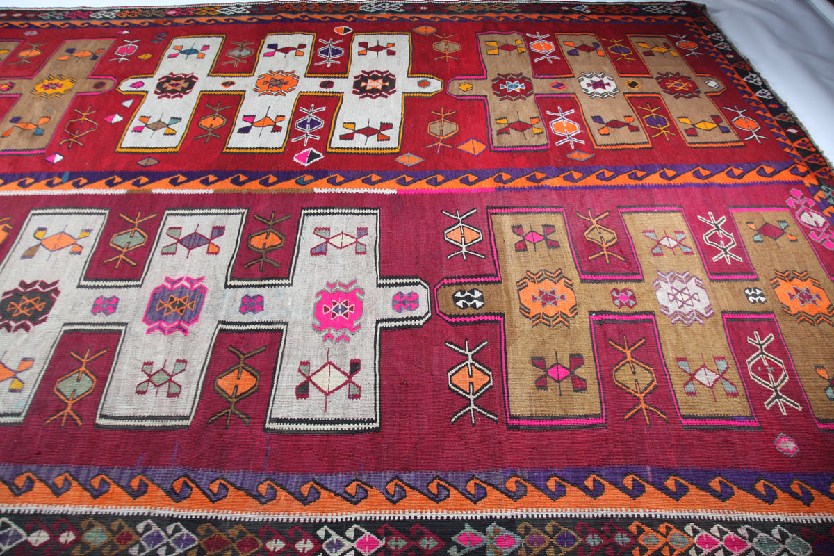 Vintage Erzurum Kilim