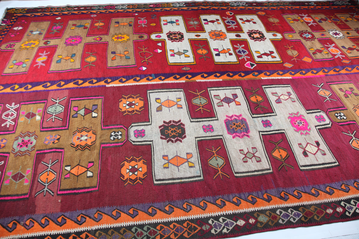 Vintage Erzurum Kilim