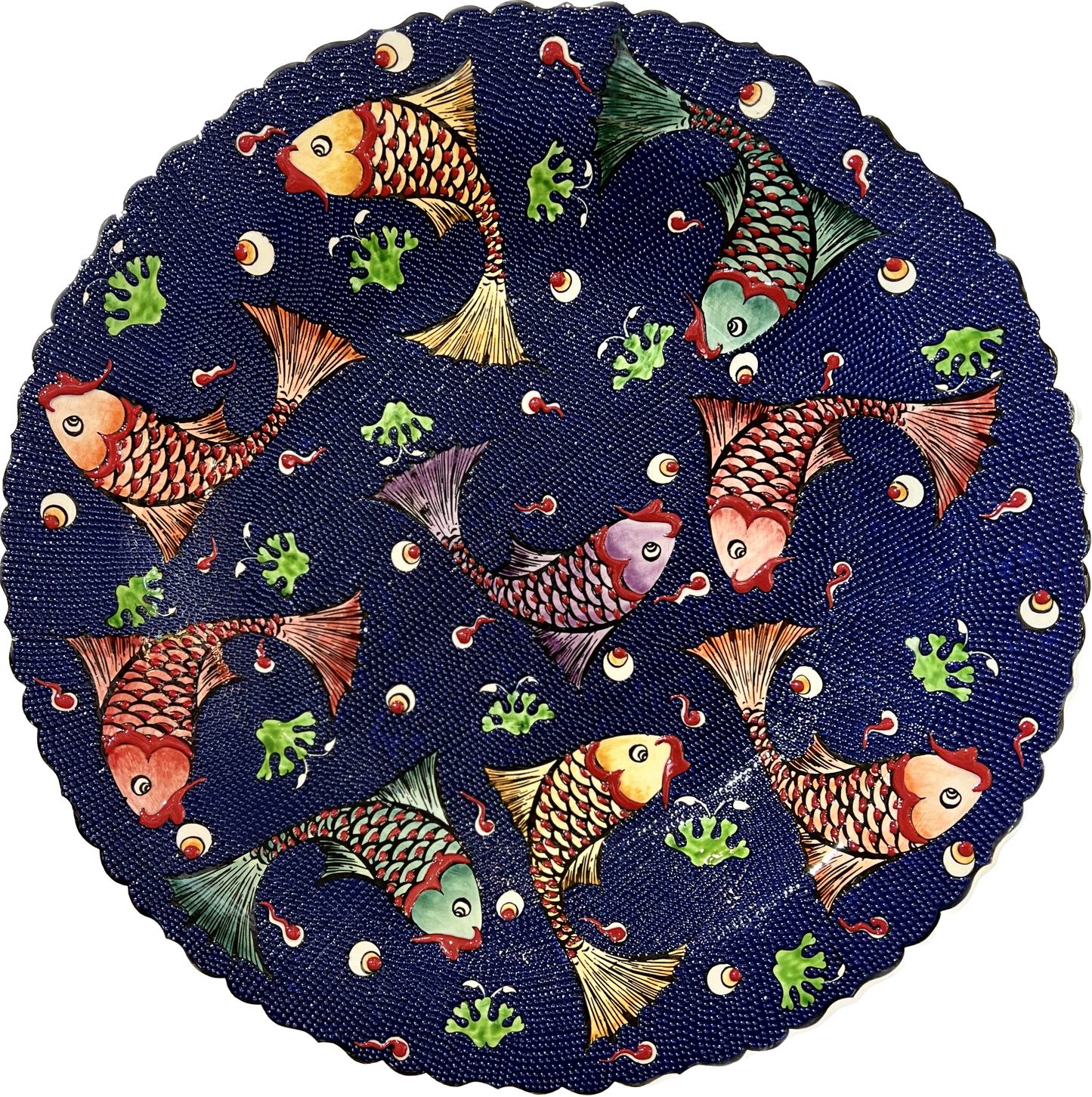 Large Hand Painted Plate from Kutahya