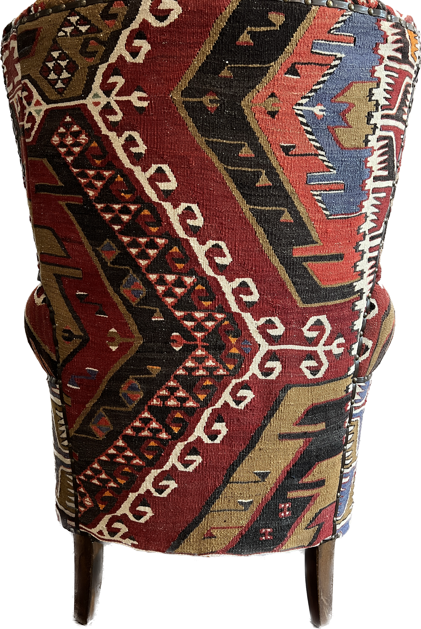 Antique Kilim Rug Armchair from Turkiye