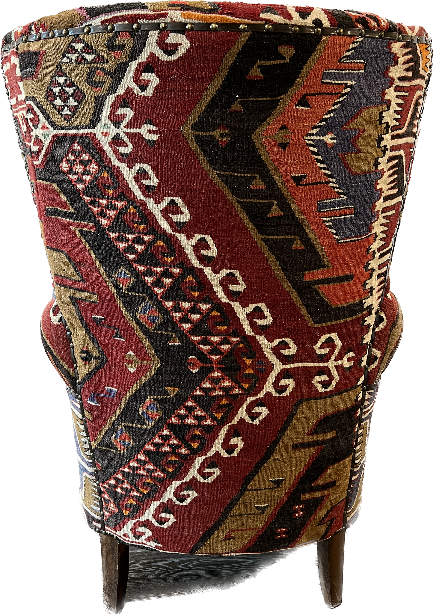 Antique Kilim Rug Armchair from Turkiye