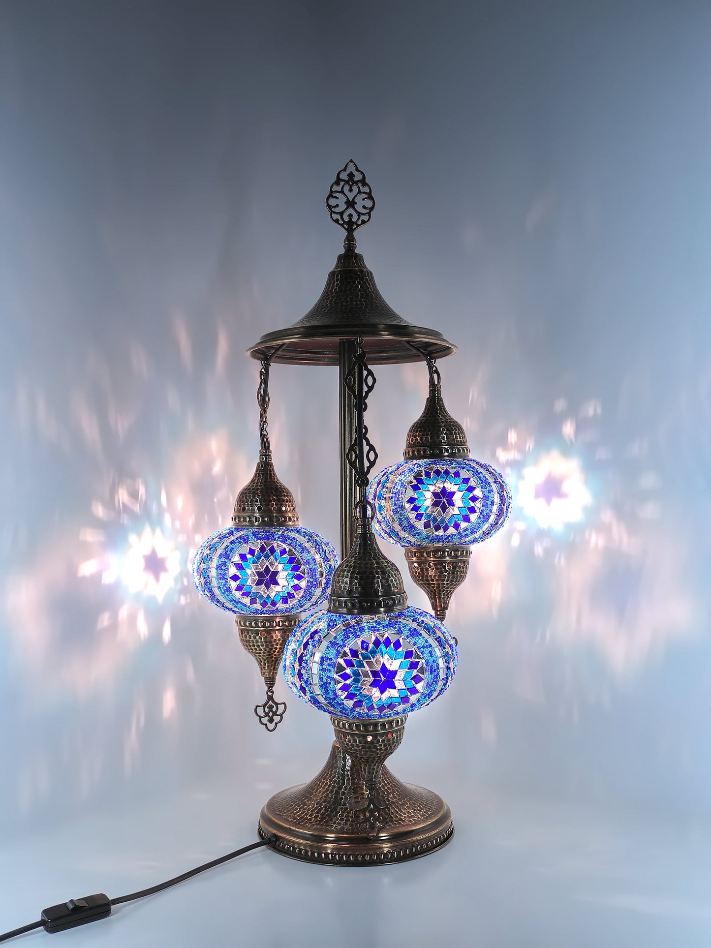 Turkish Mosaic Glass Floor Lamp