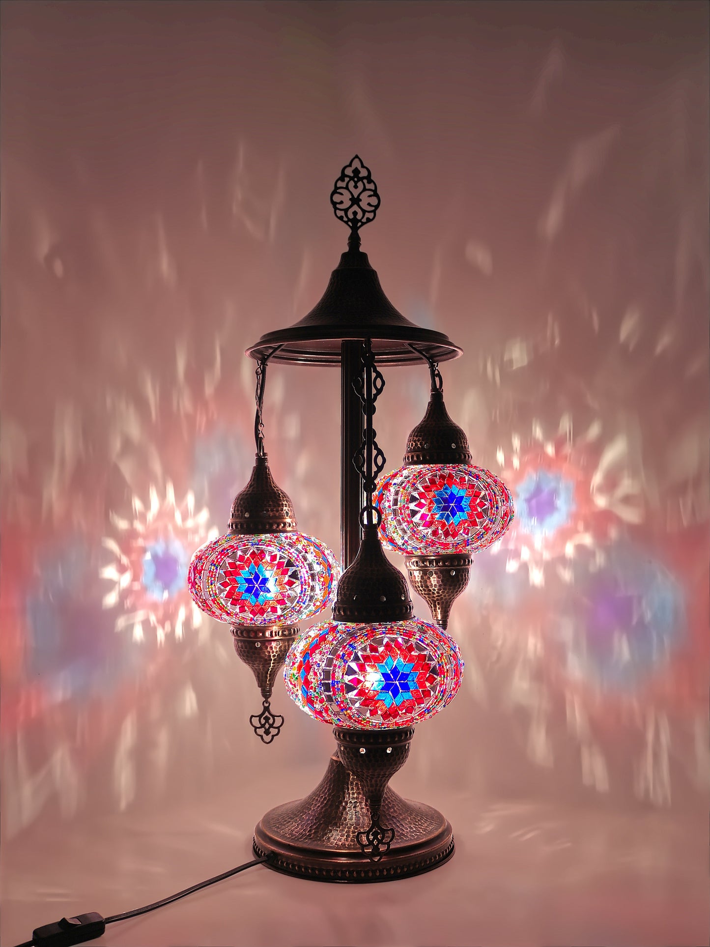 Turkish Mosaic Glass Floor Lamp