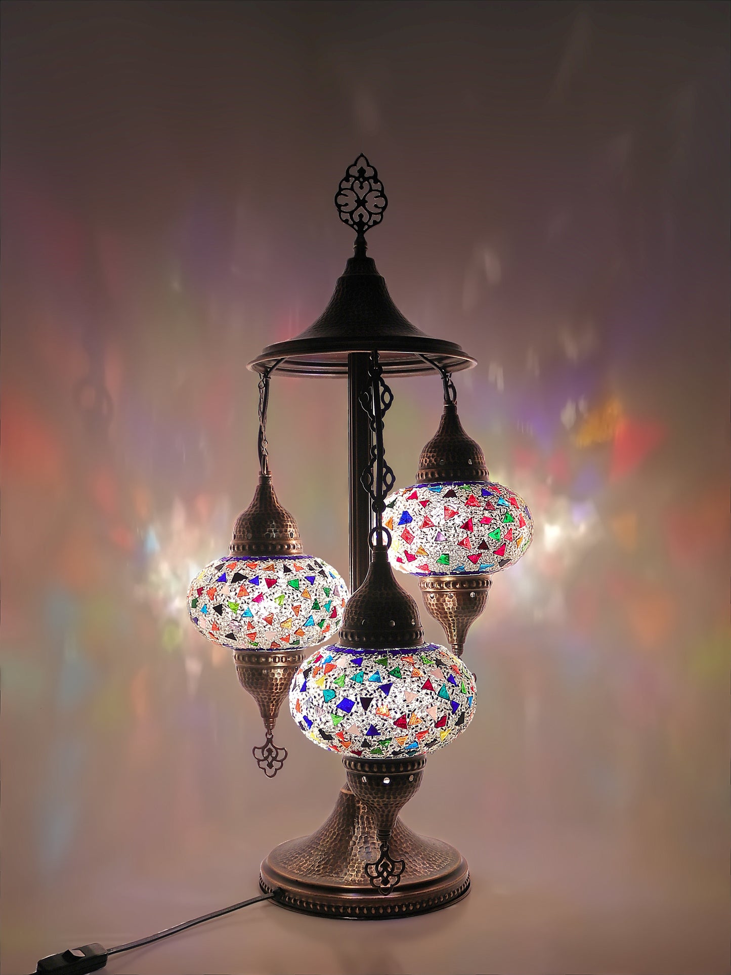 Turkish Mosaic Glass Floor Lamp