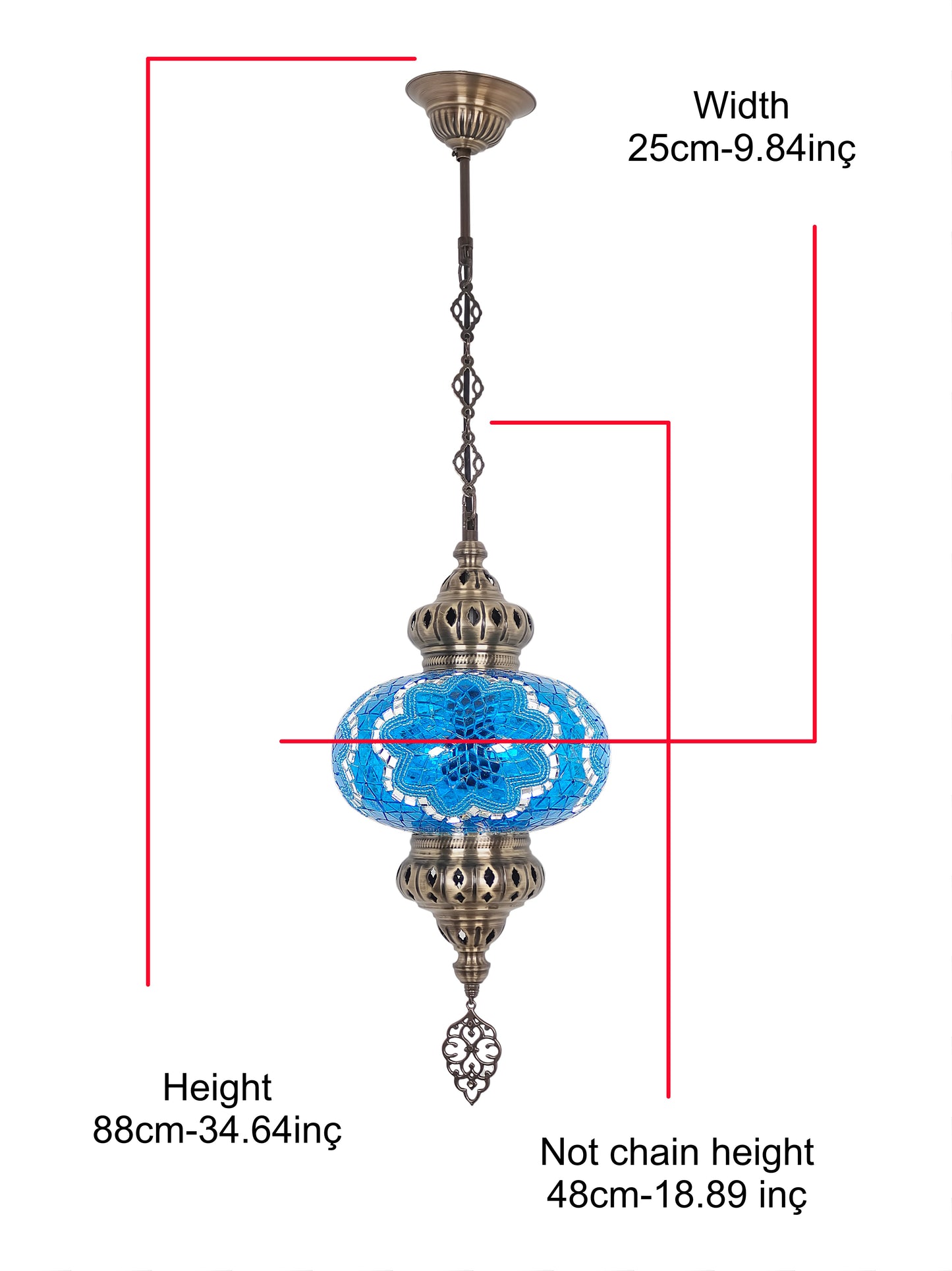 Turkish Mosaic Pendant Light